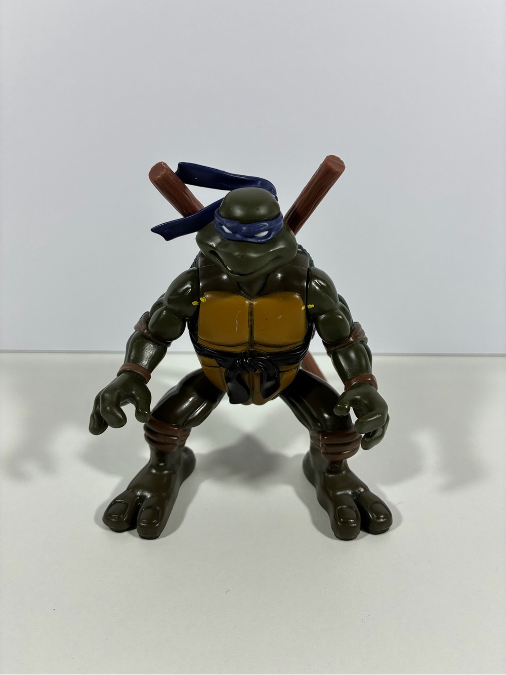 Teenage Mutant Ninja Turtles Donatello Back Flip Action Figure 2004 Vintage